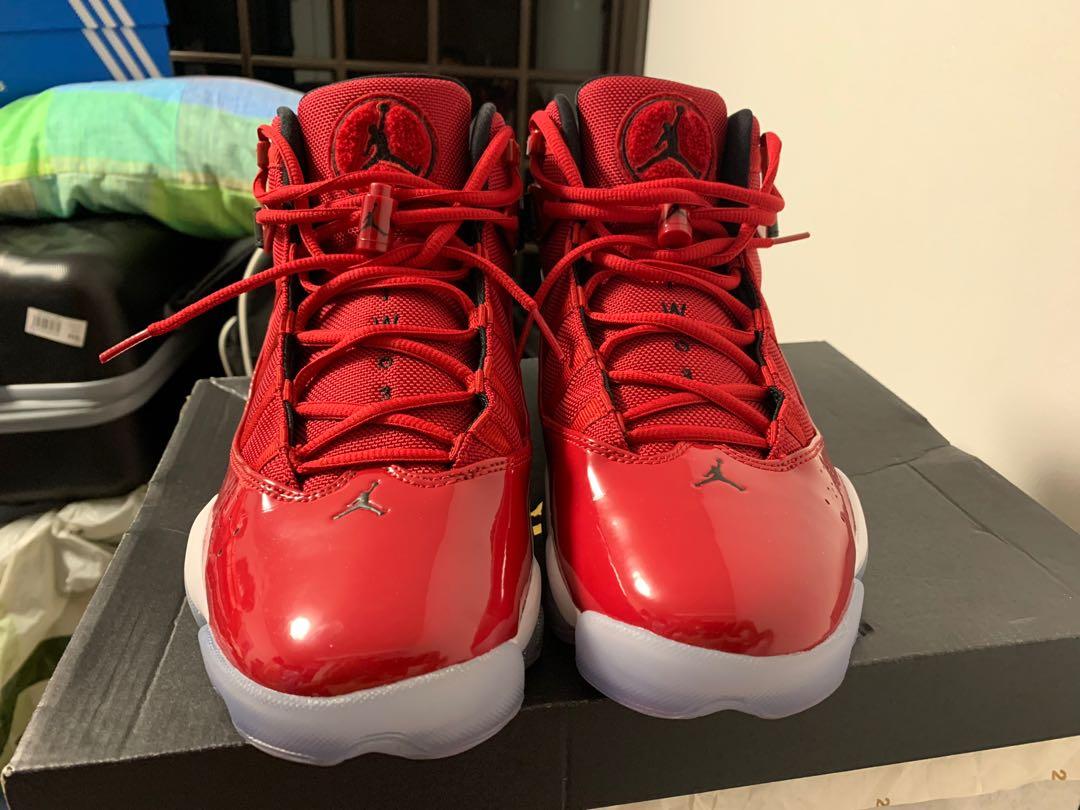 Jordan 11 6 rings gym red Men s Fashion Footwear Sneakers on