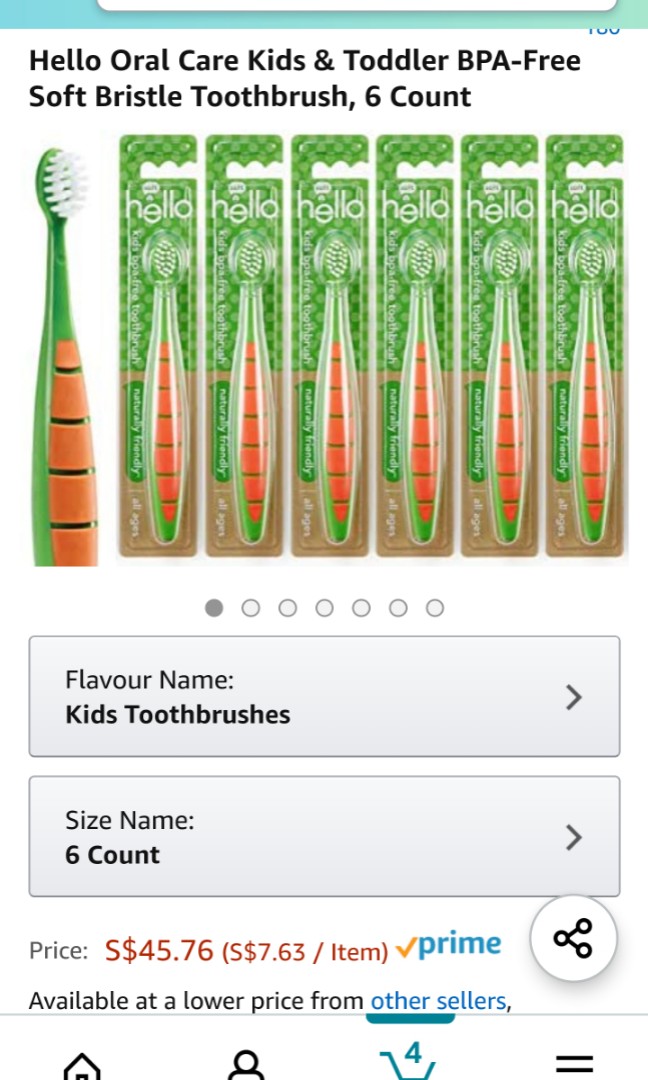 hello kids toothbrush