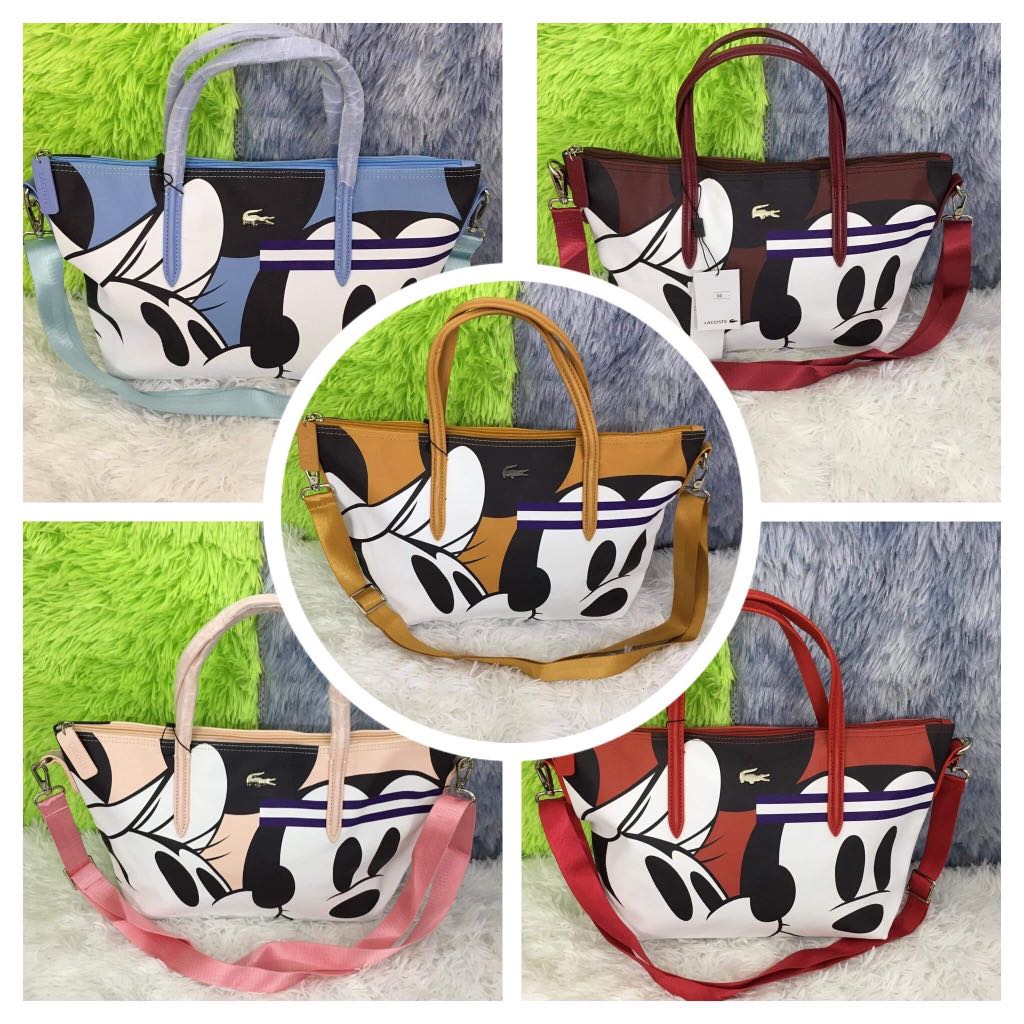 Sac lacoste mickey rouge clearance