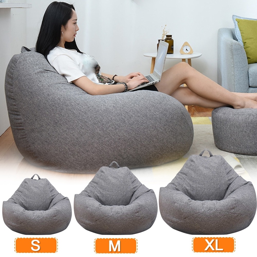Lazy Sofa Bean Bag Cover Home Furniture Furniture On Carousell See more ideas about bean bag, bean bag sofa, bean bag chair. lazy sofa bean bag cover