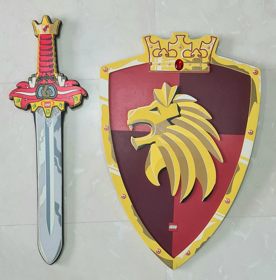 Legoland sword online and shield