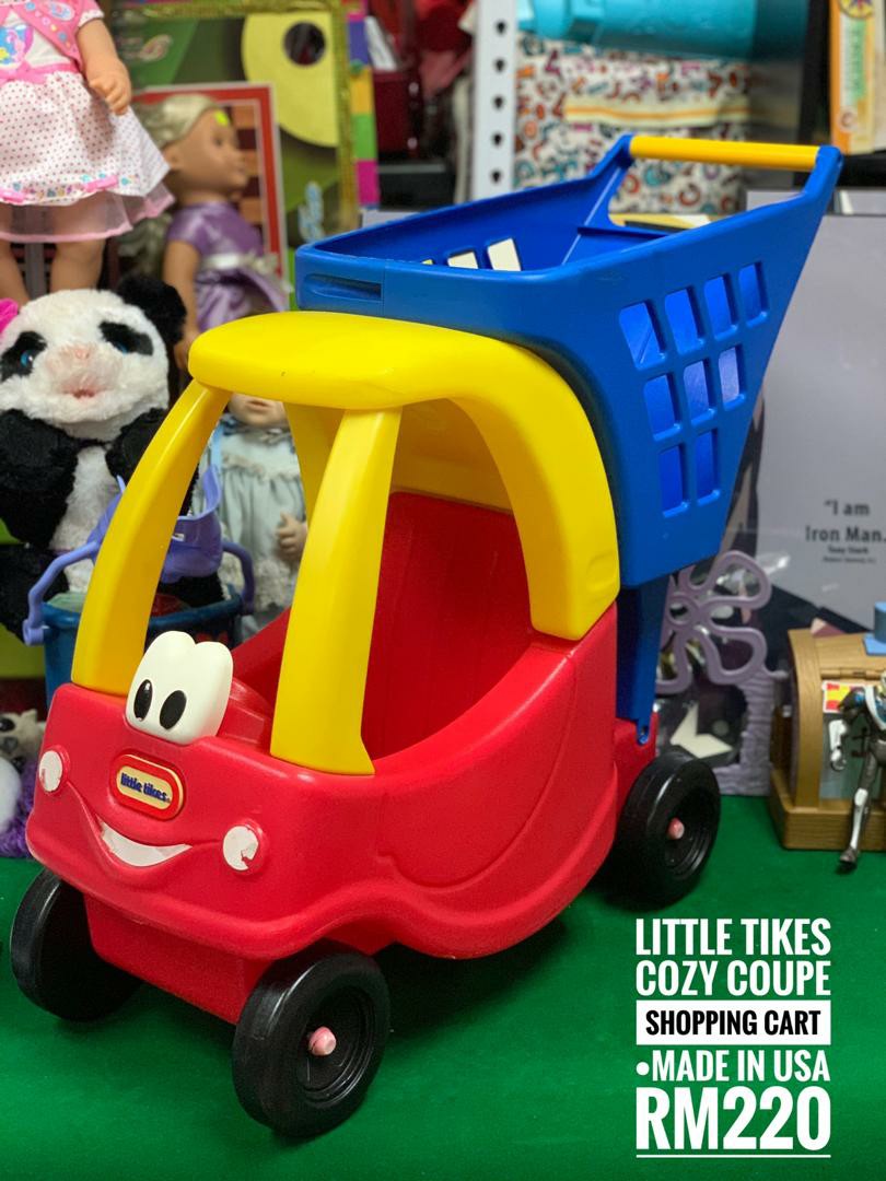 little tikes cosy coupe shopping trolley