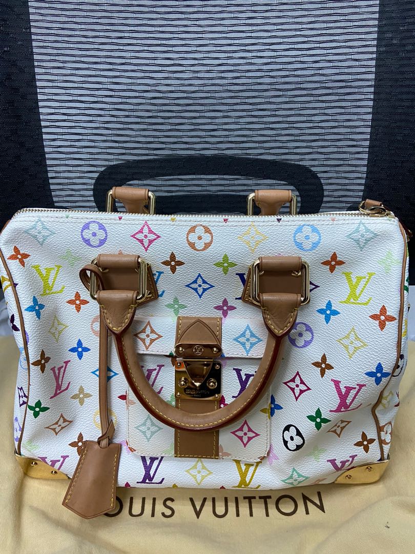 Louis Vuitton // 2006 Black Murakami Speedy 30 Bag – VSP Consignment