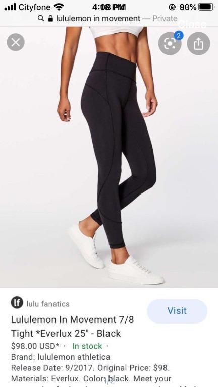 Lululemon leggings in movement shop