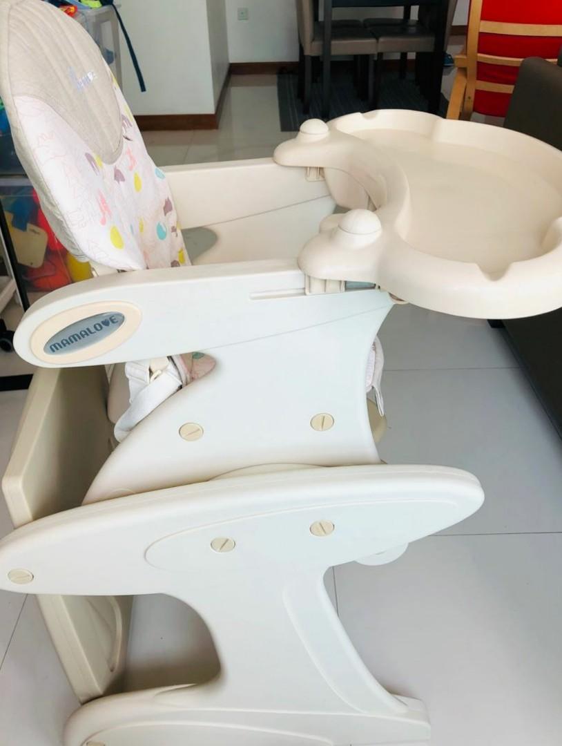 MamaLove 2 in 1 Baby High Chair and Table Babies Kids Nursing Feeding Baby High Chairs on Carousell