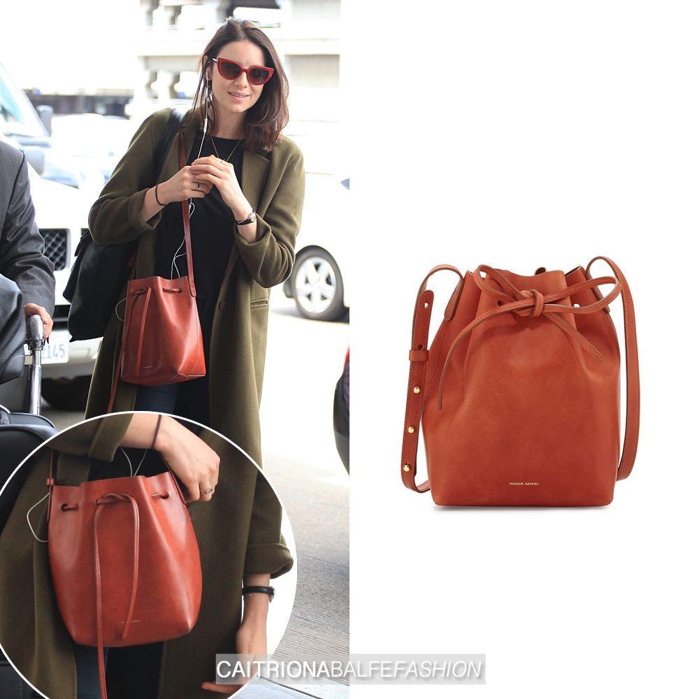 Mansur gavriel brandy bucket bag outlet