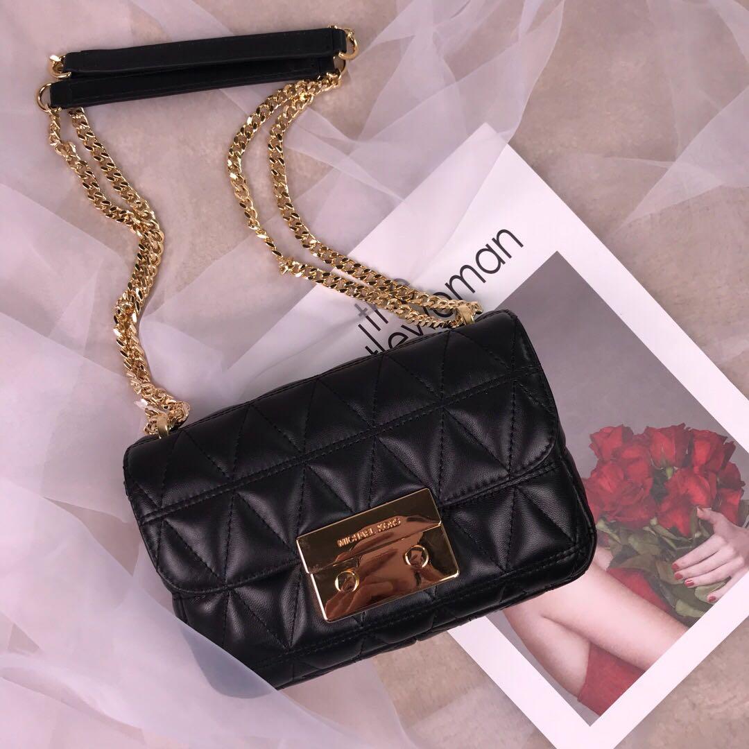 Sloan small quilted leather shoulder bag clearance