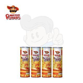 Mister Potato Crisps Limited Edition Salted Egg Flavour (4 x 85 g)