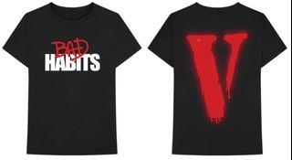 NAV x Vlone Bad Habits Tee - Black