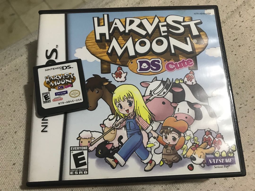 Nds Game Harvest Moon Ds Cute Video Gaming Video Games Nintendo On Carousell