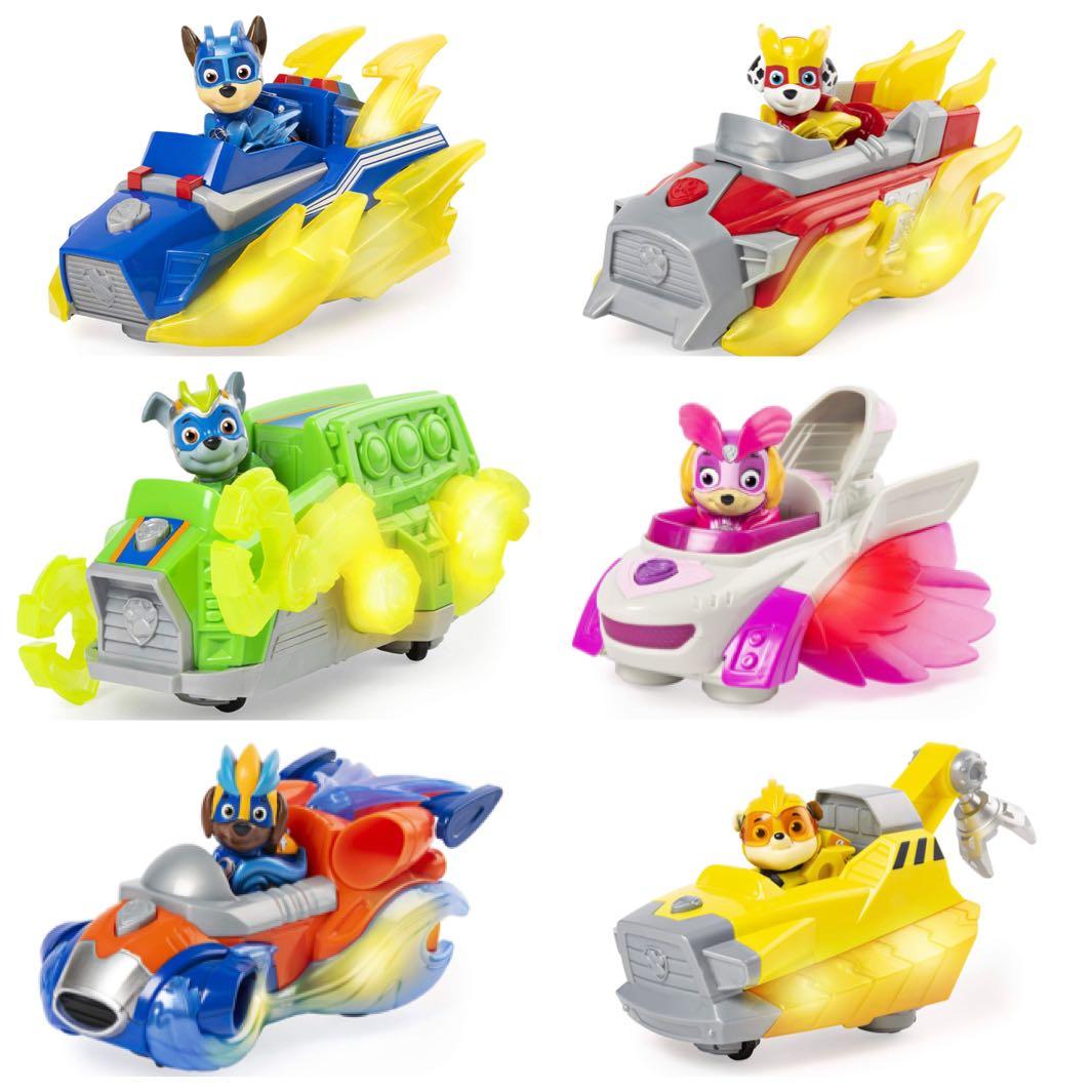 New Paw Patrol Mighty Pups Charged Up Deluxe Vehicle With Light And