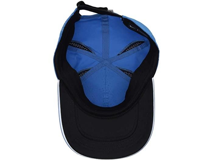 nike featherlight cap blue