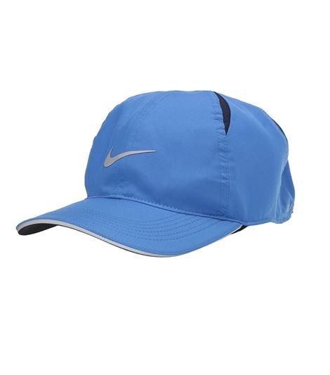 nike featherlight cap blue