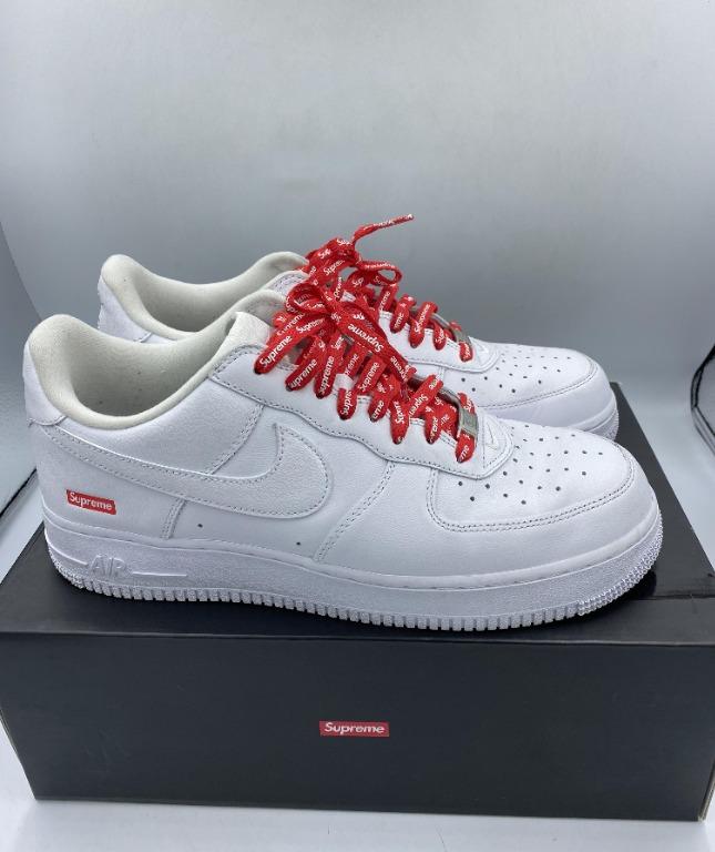 nike air force low supreme white