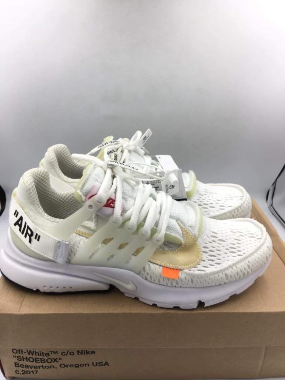 nike air presto off white 2018