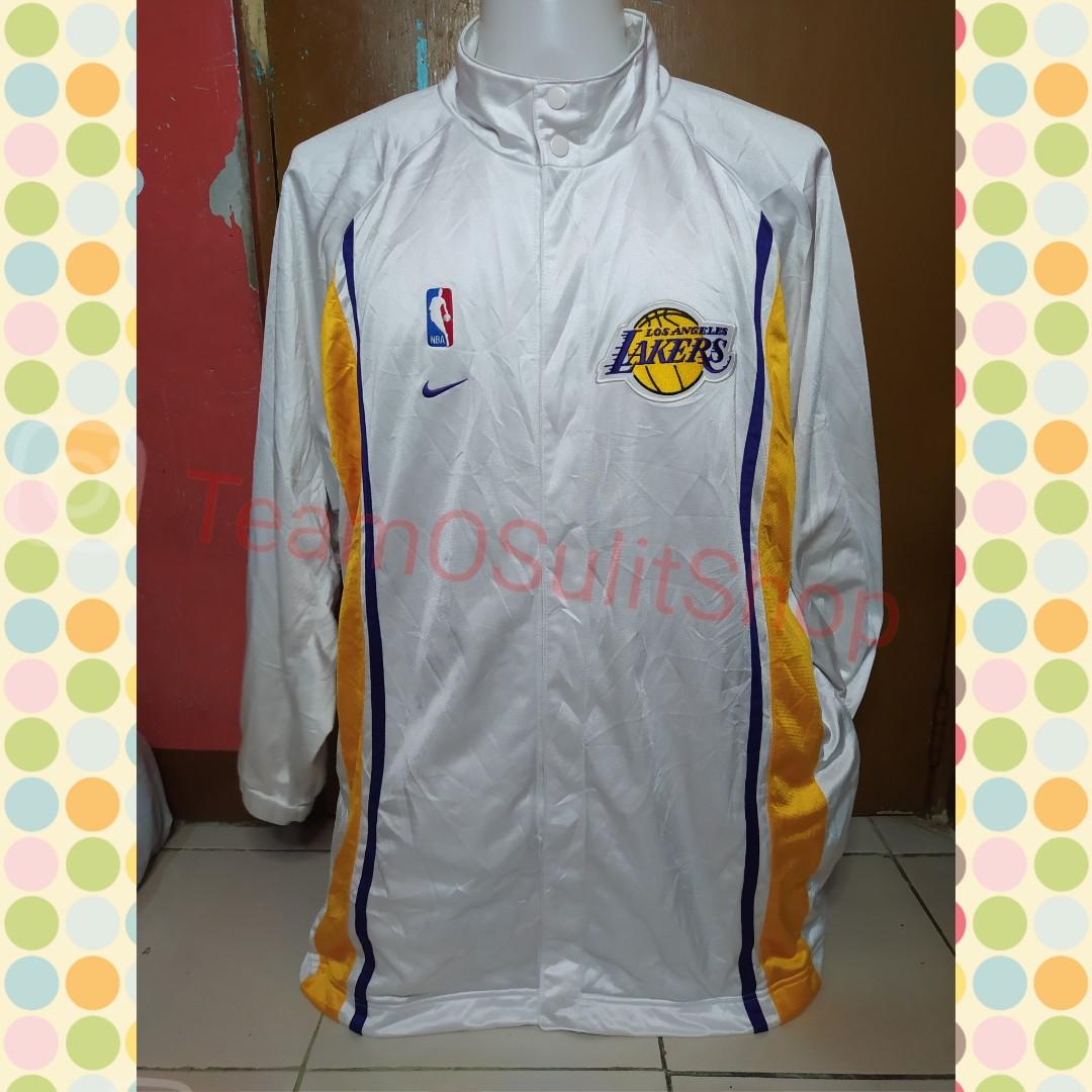 Nike lakers warm clearance up jacket