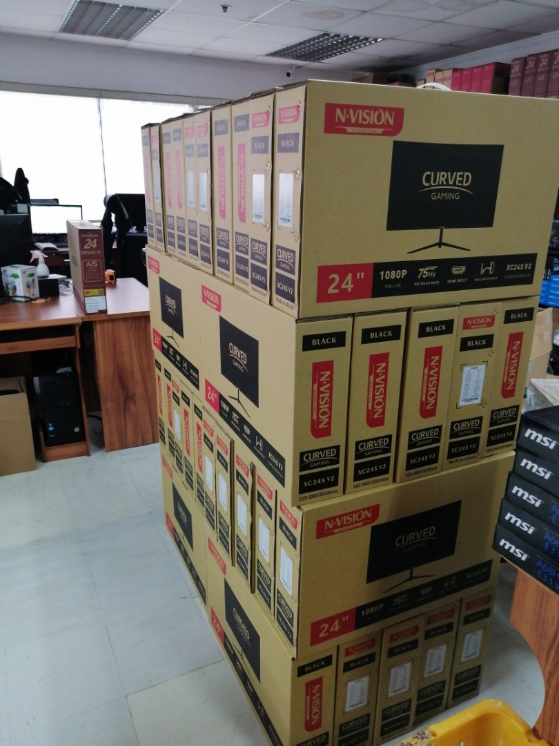 NVISION XC24S V3 CURVE MONITOR 75HZ 