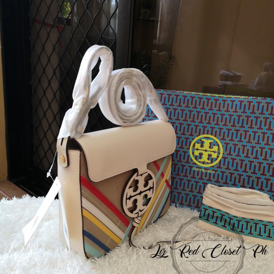 Tory burch miller zig zag crossbody deals