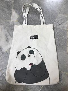 We Bare Bears Backpack 3 D Animal Panda Penguin Canvas Shoulder Bag School Bags