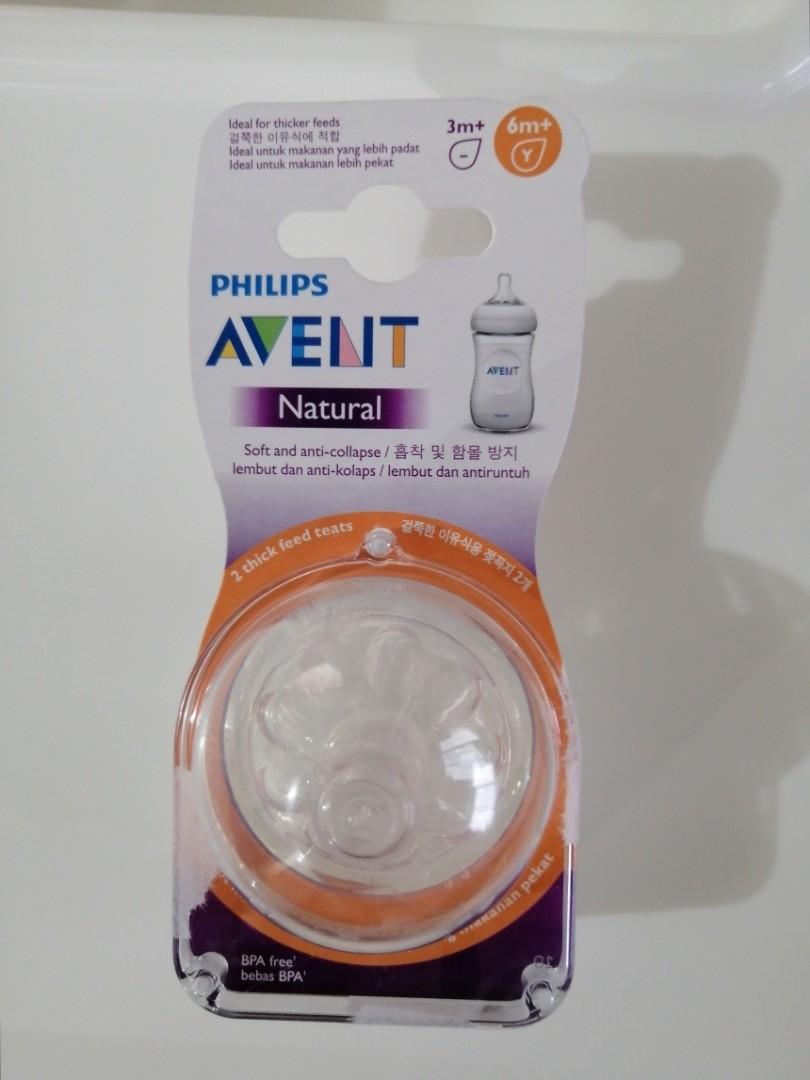avent natural thick feed teat