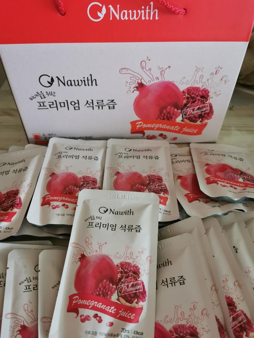 Pomegranate juice - Nawith Korea, Food & Drinks, Beverages on ...