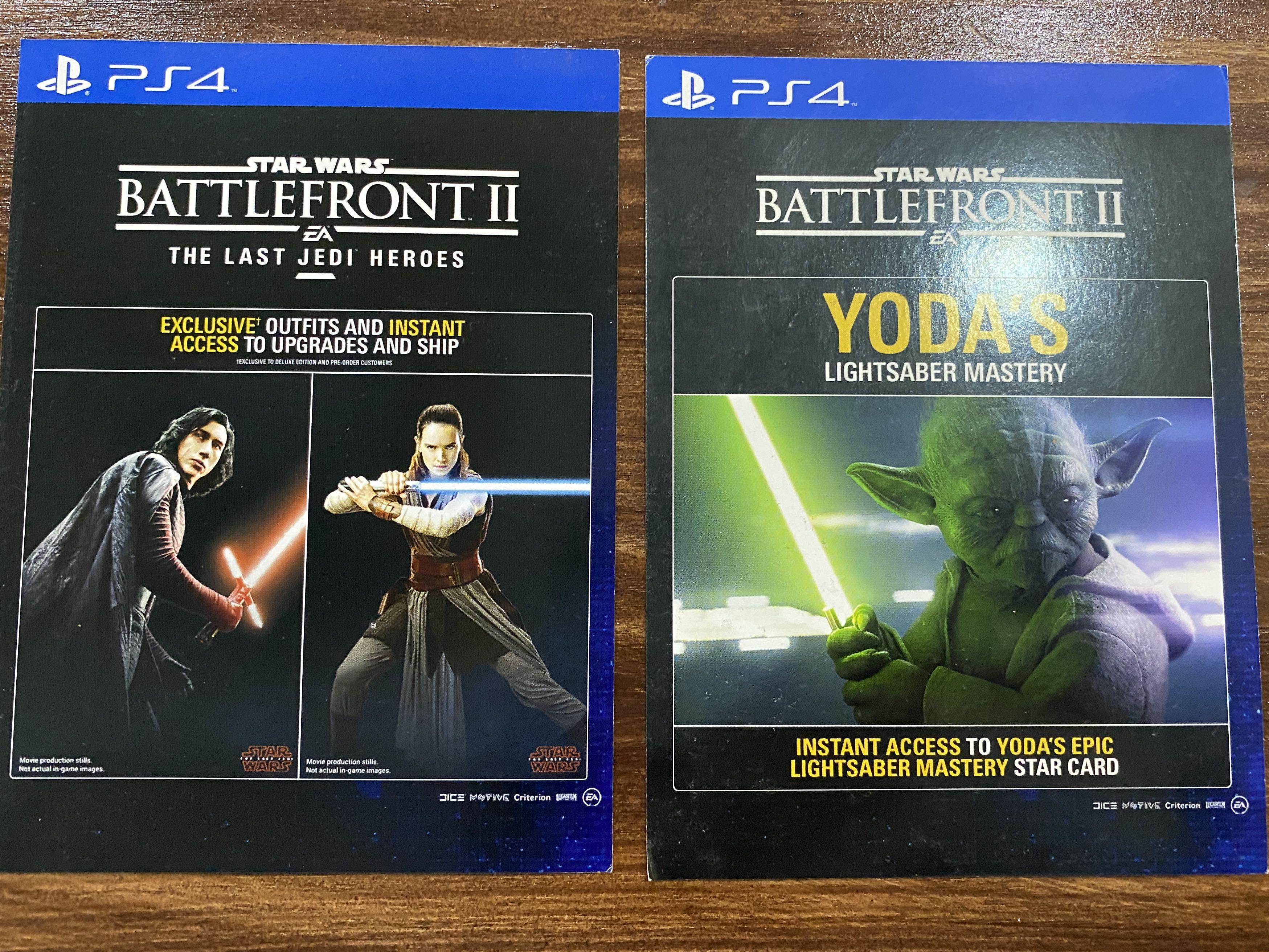 PS4 Star Wars Battlefront 2 code - please read the card before purchase - new, Video Gaming, Video Games, PlayStation on Carousell