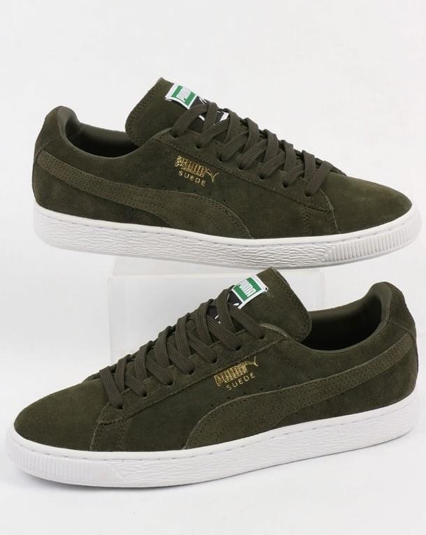 puma muse olive green
