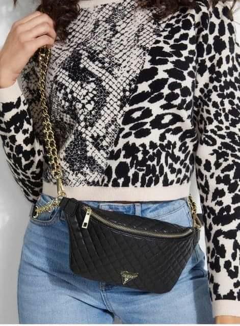 Guess quilted store belt bag
