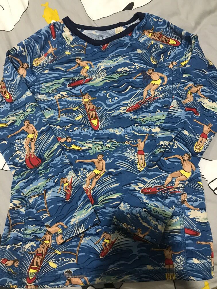 Ralph Lauren rash guard for 6 yrs old, Babies & Kids, Babies & Kids