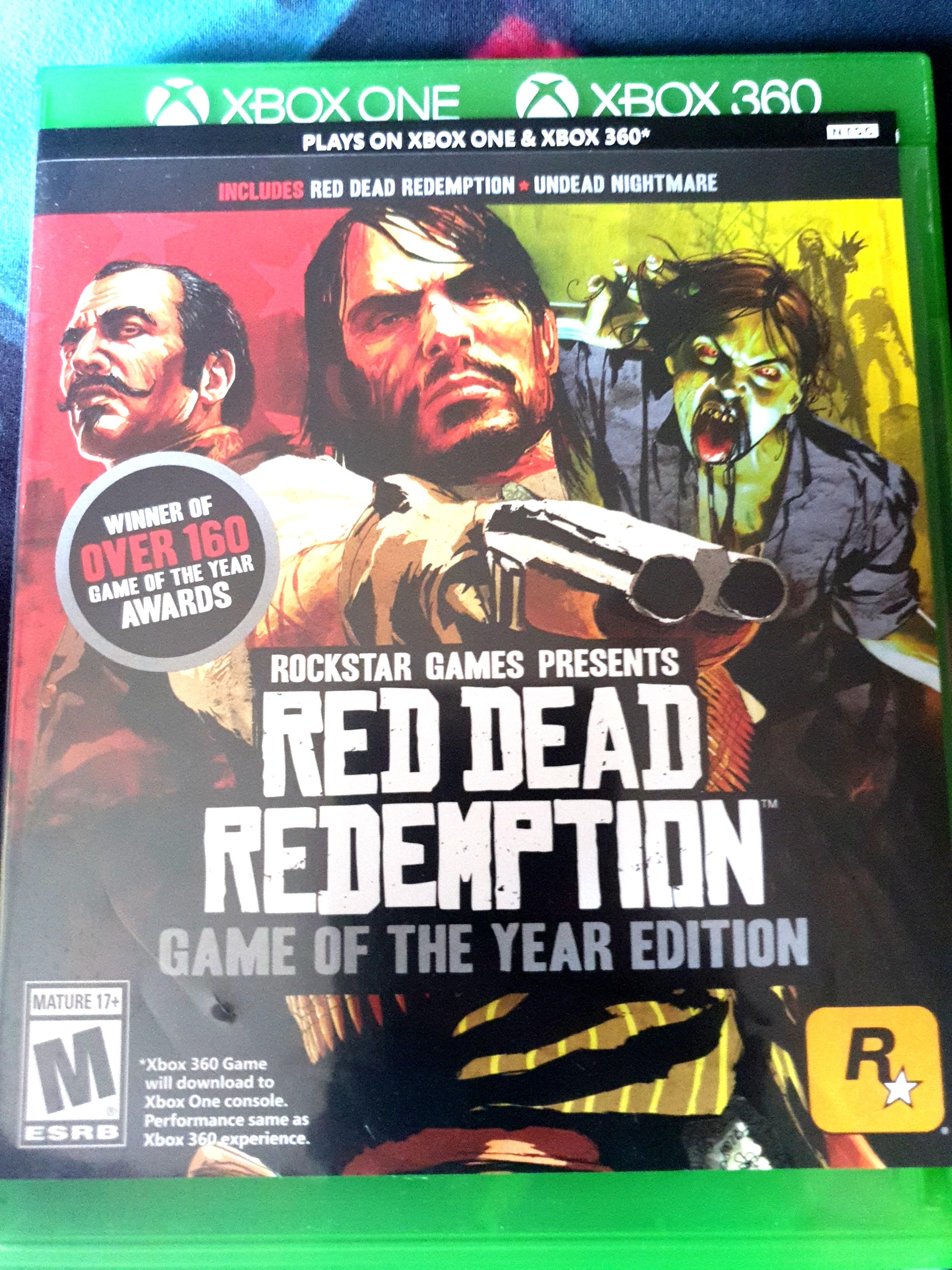 red dead redemption game of the year edition xbox one