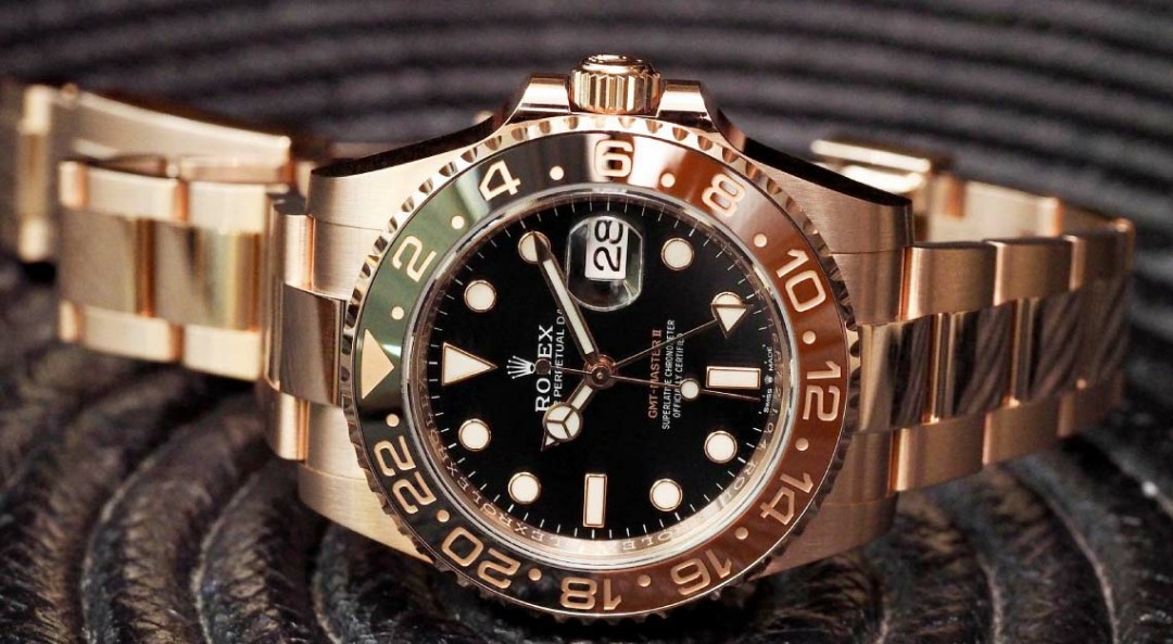 Rolex rose sales gold root beer