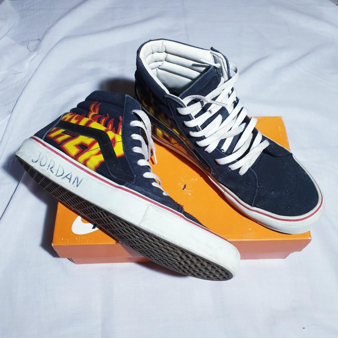 Gambar sepatu outlet vans thrasher
