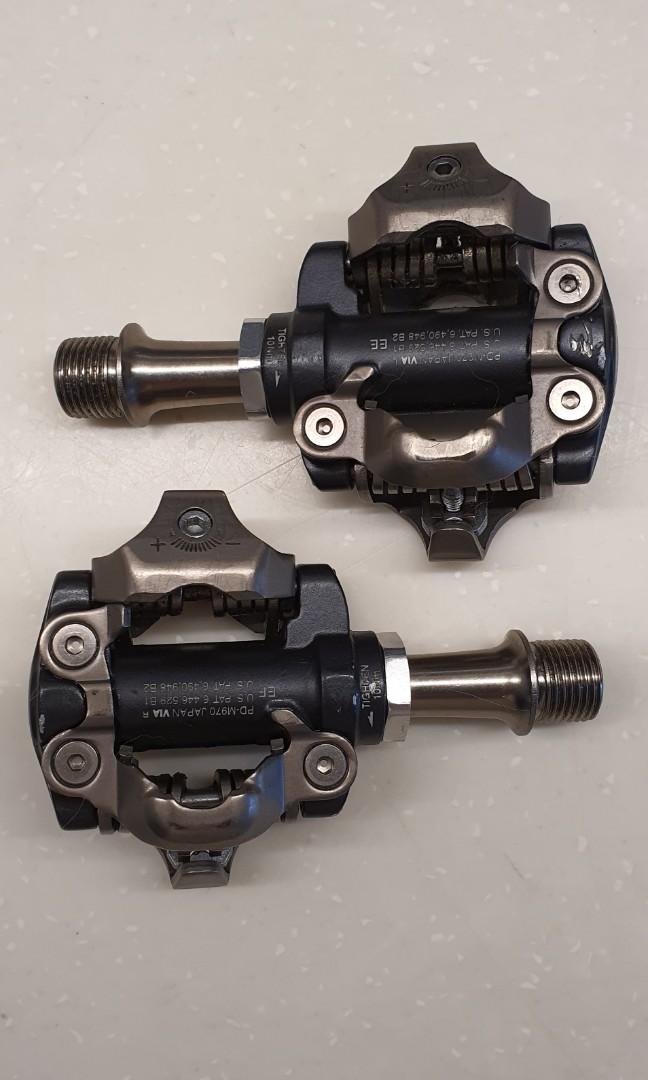 Pédale Pédales Shimano XTR M970 PD-M970 SPD Clipless 329 GR