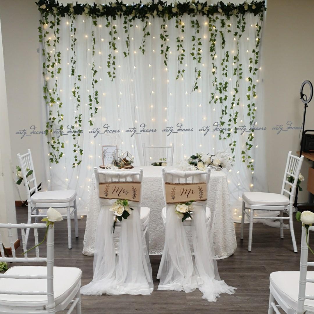 Solemnization table decor clearance