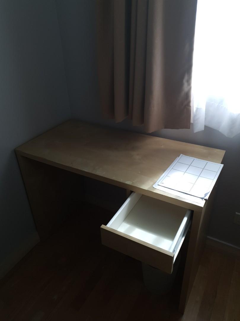 Study Table (Category: Tables & Sets) located in Kuala Lumpur. Submitted by chasolha (Listing ID 1041197638, Image 2). Description: Beech colour study table.