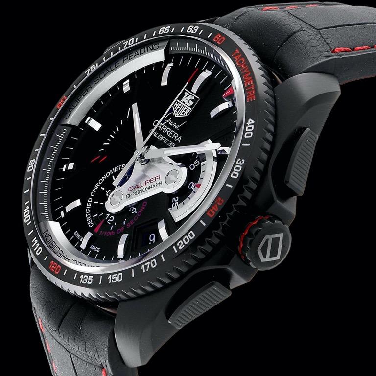 Tag heuer grand carrera rubber strap sales