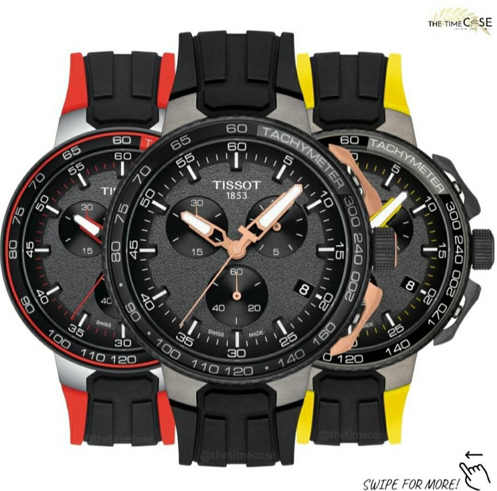 TISSOT T RACE CYCLING SWISS QUARTZ CHRONOGRAPH 44.5MM SILICONE STRAP WATCH BRAND NEW IN BOX