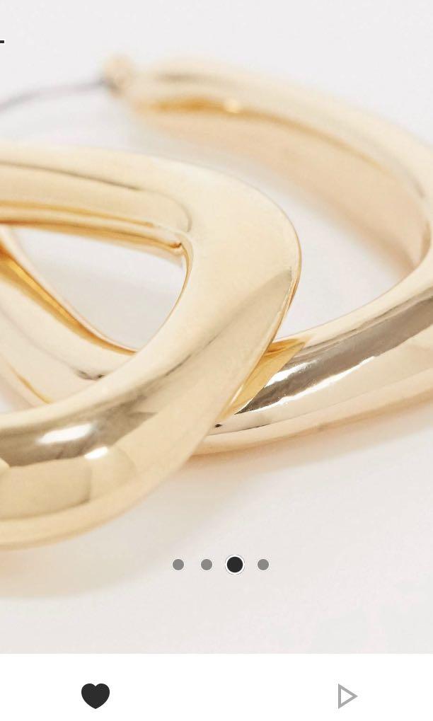 Topshop yellow hotsell earrings