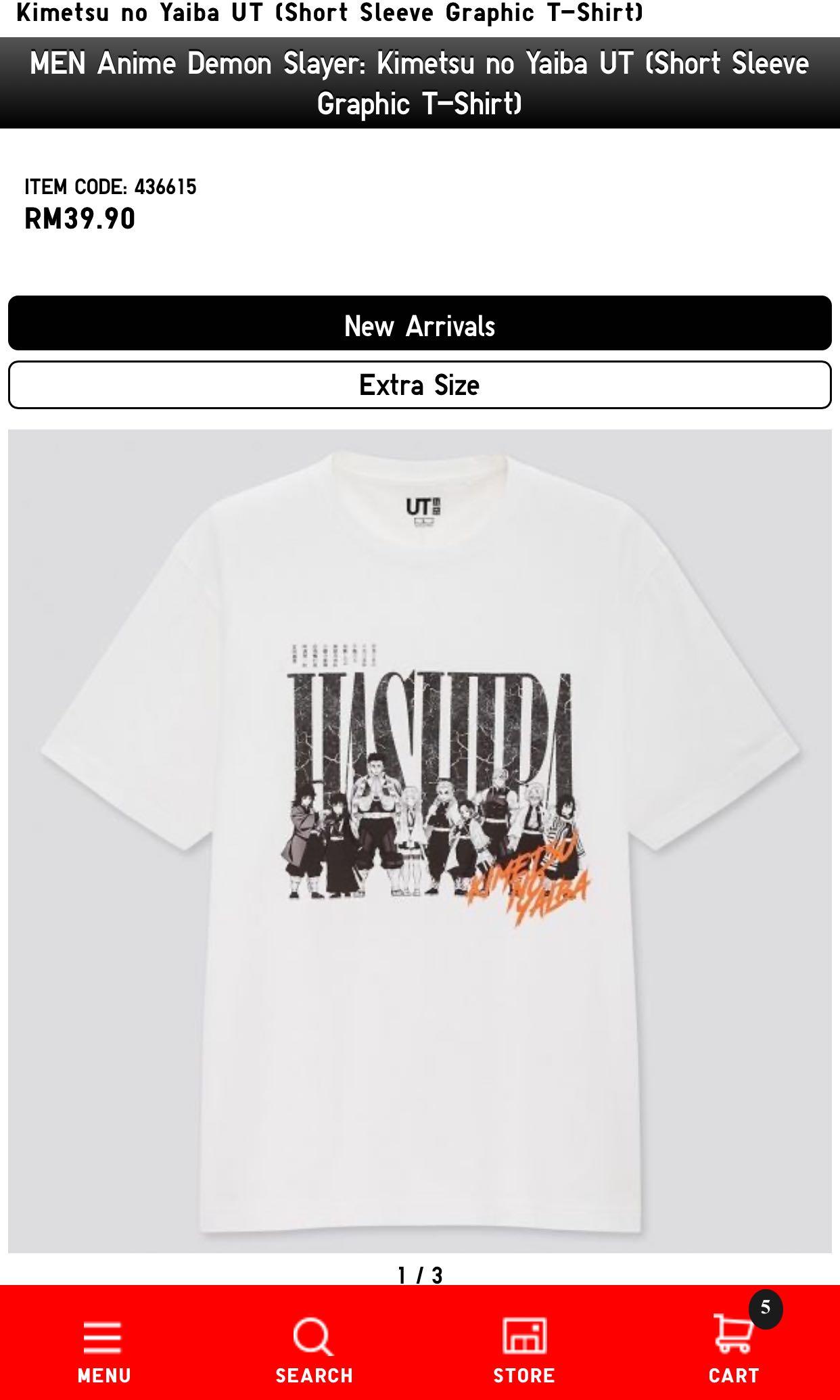 Uniqlo X Demon Slayer Kny J Pop On Carousell