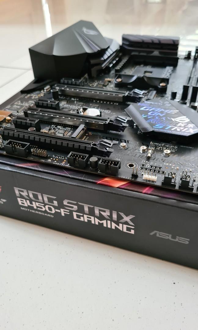 Used Asus Rog Strix B450 F Gaming Electronics Computer Parts Accessories On Carousell