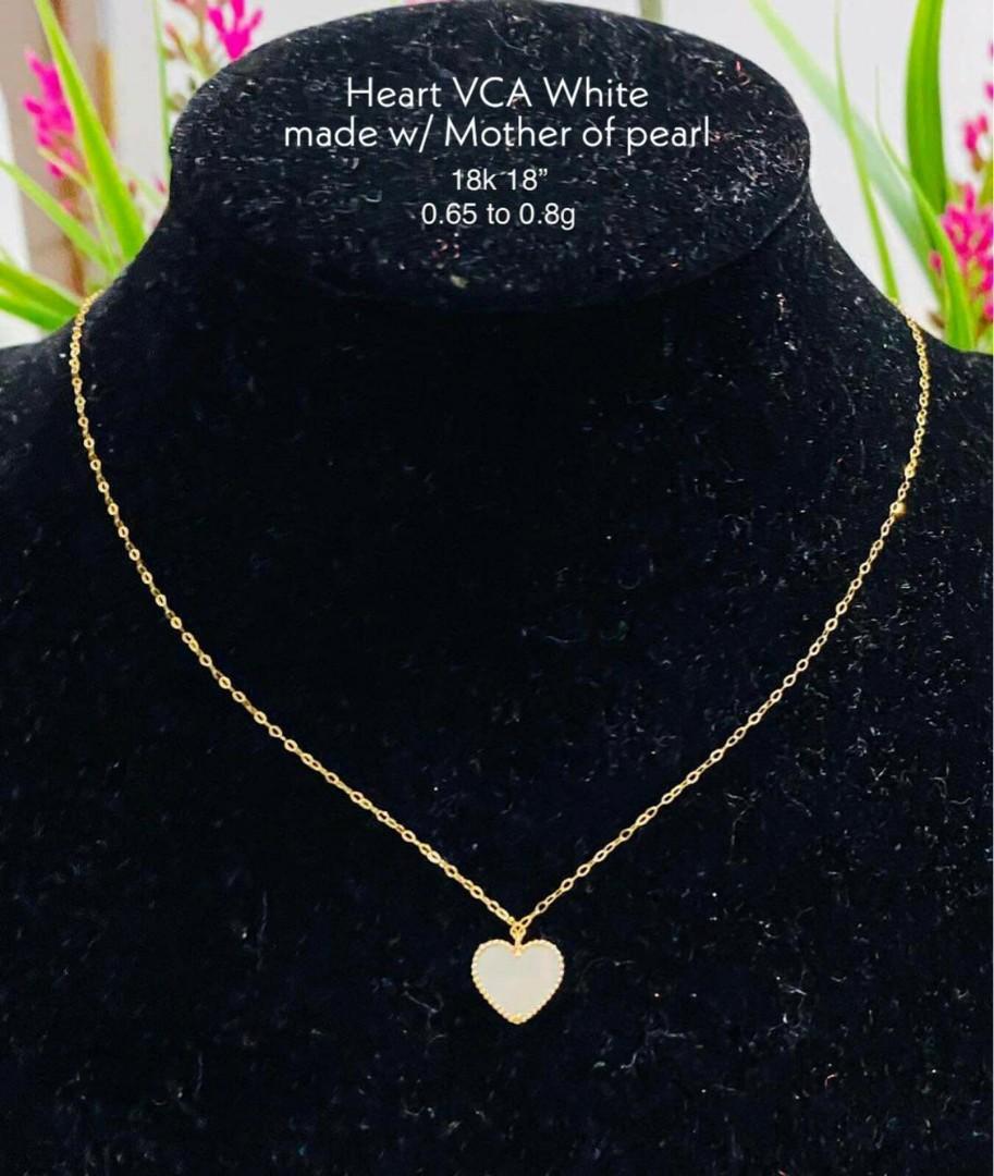 Vca hotsell heart necklace