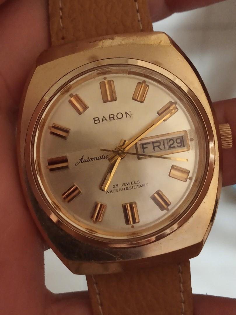 Vintage baron watch online