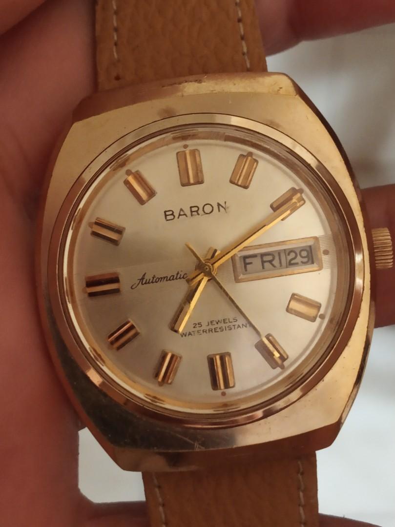 Vintage Baron automatic watch