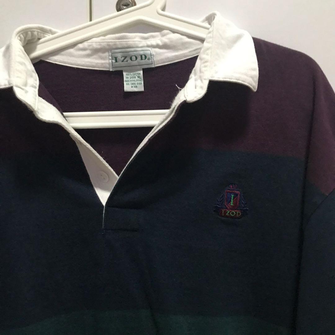 Vintage IZOD Rugby Polo Men s Fashion Tops Sets Tshirts Polo Shirts on Carousell