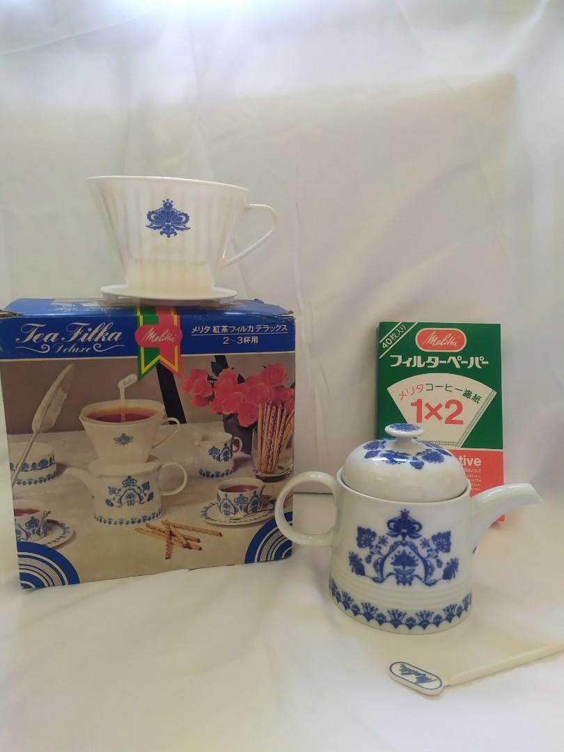 Vintage Melitta Coffee Tea Ceramic Pot Plastic Dripper Home Furniture Home Appliances Other Kitchen Appliances On Carousell