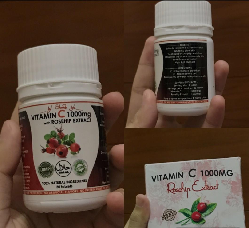 Vitamin C 1000 Mg With Rosehip Extract Supplement Health Beauty Skin Bath Body On Carousell Vitamin C 1000 Mg With Rosehip Extract Supplement Health Beauty Skin Bath Body On Carousell