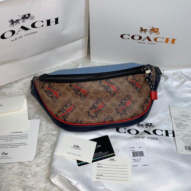 Waist bag coach pria original best sale
