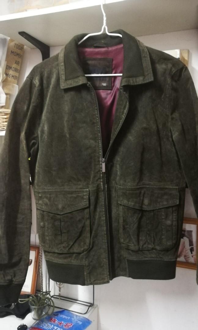 Pig leather jacket top