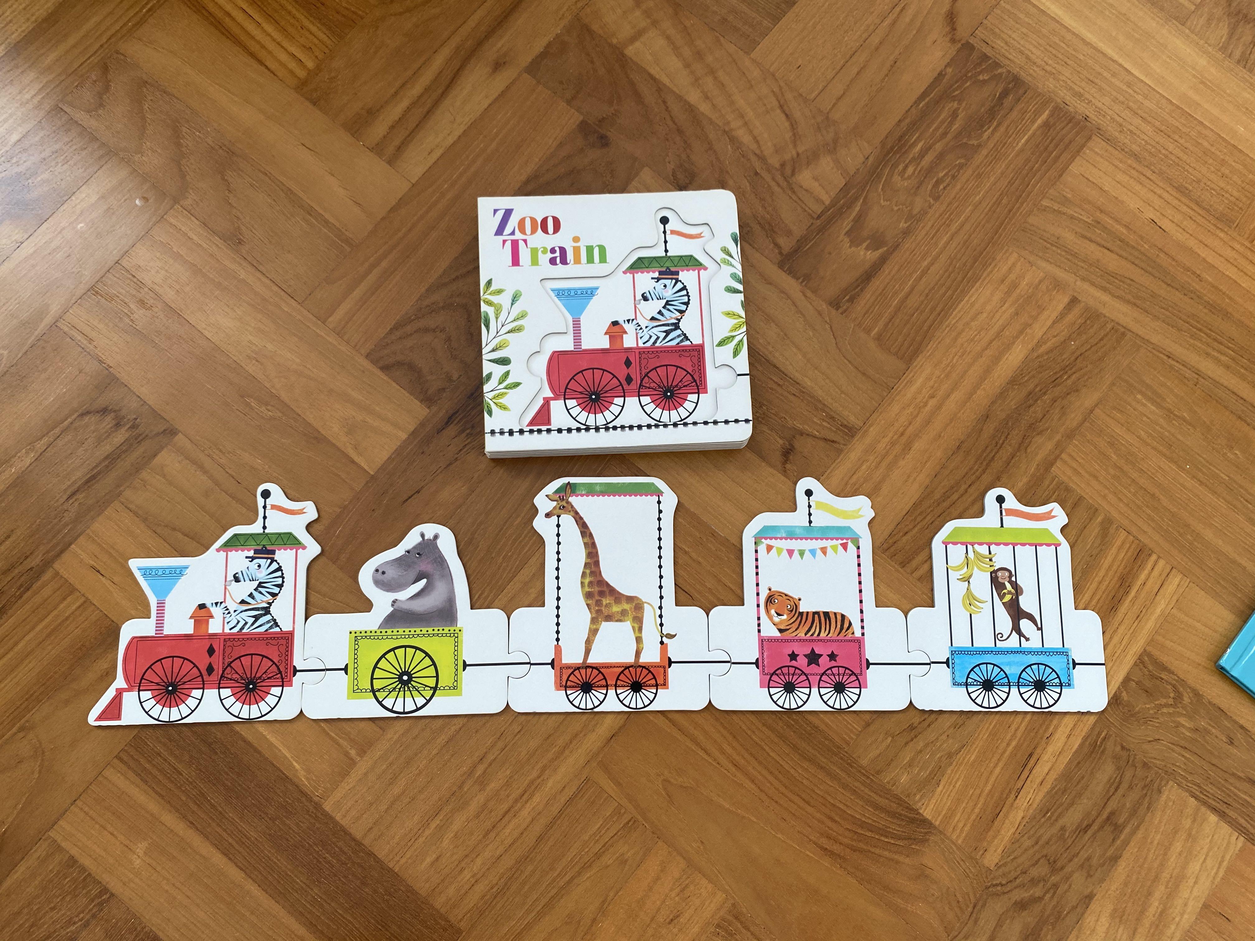 Zoo Train Book Puzzle Hobbies Toys Books Magazines Children S Books On Carousell