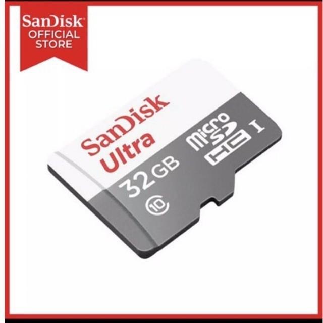 100 Authentic Sandisk Ultra 32gb Micro Sd Card HC1 80mb/s, Mobile